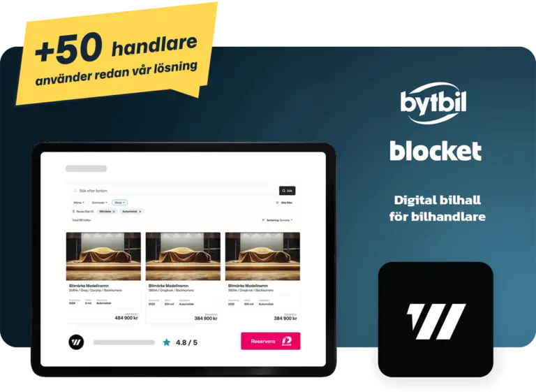 Blocket API, Bytbil API koppling
