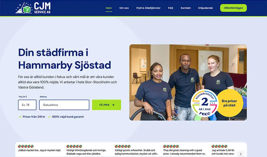 CJM Service - Flytt och städfirma