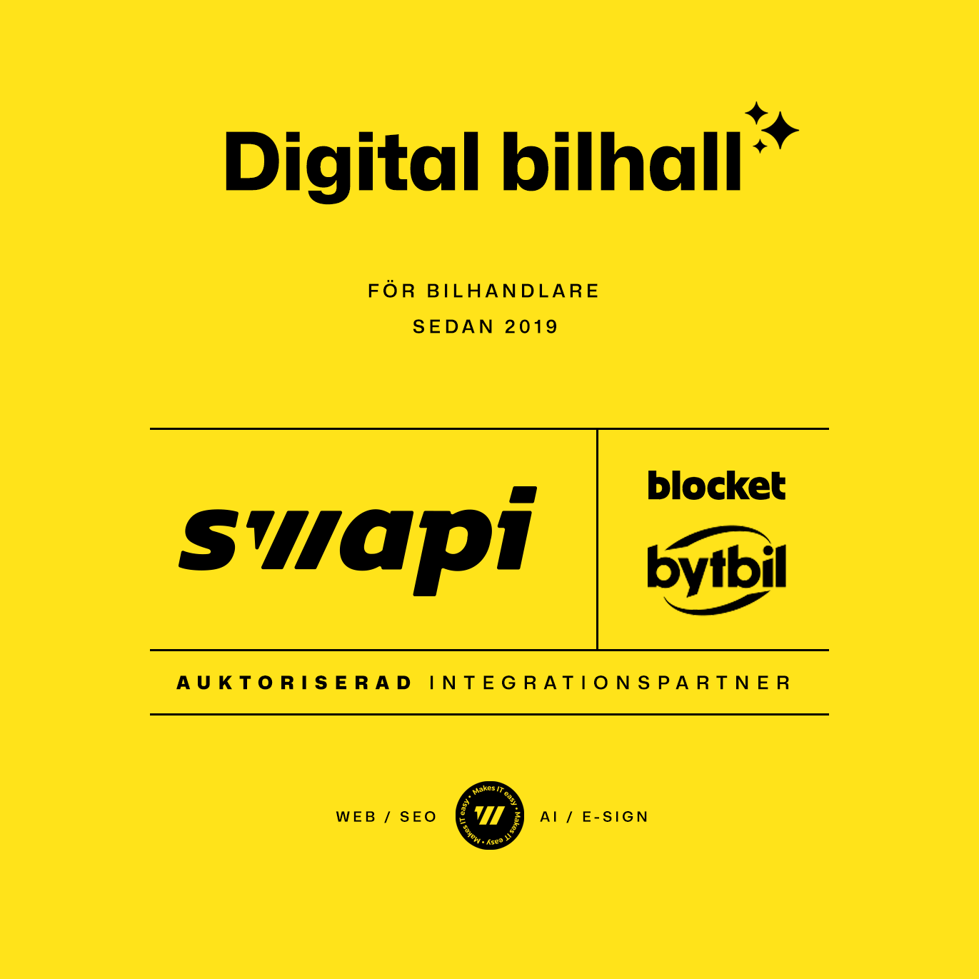 Auktoriserad integrationspartner till Blocket och Bytbil