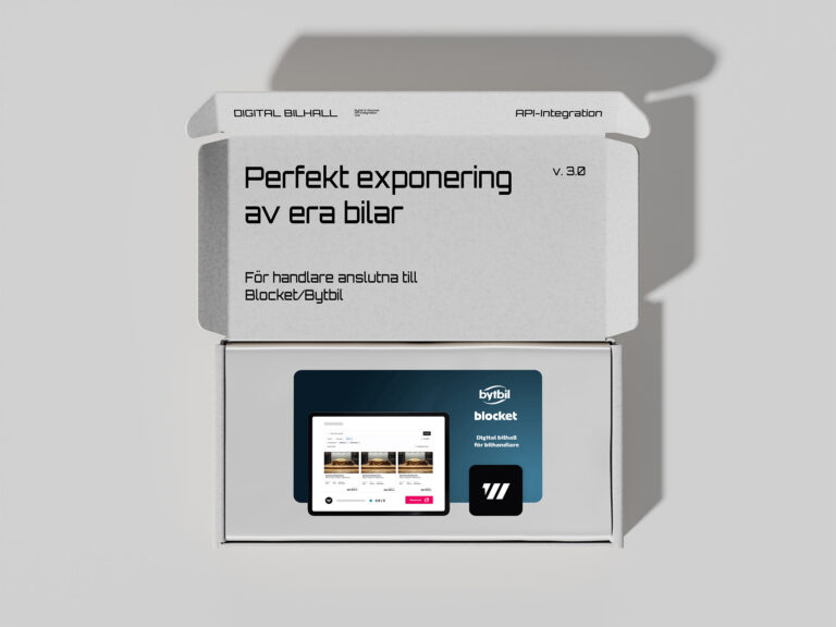 Digital bilhall med koppling mot Blocket API