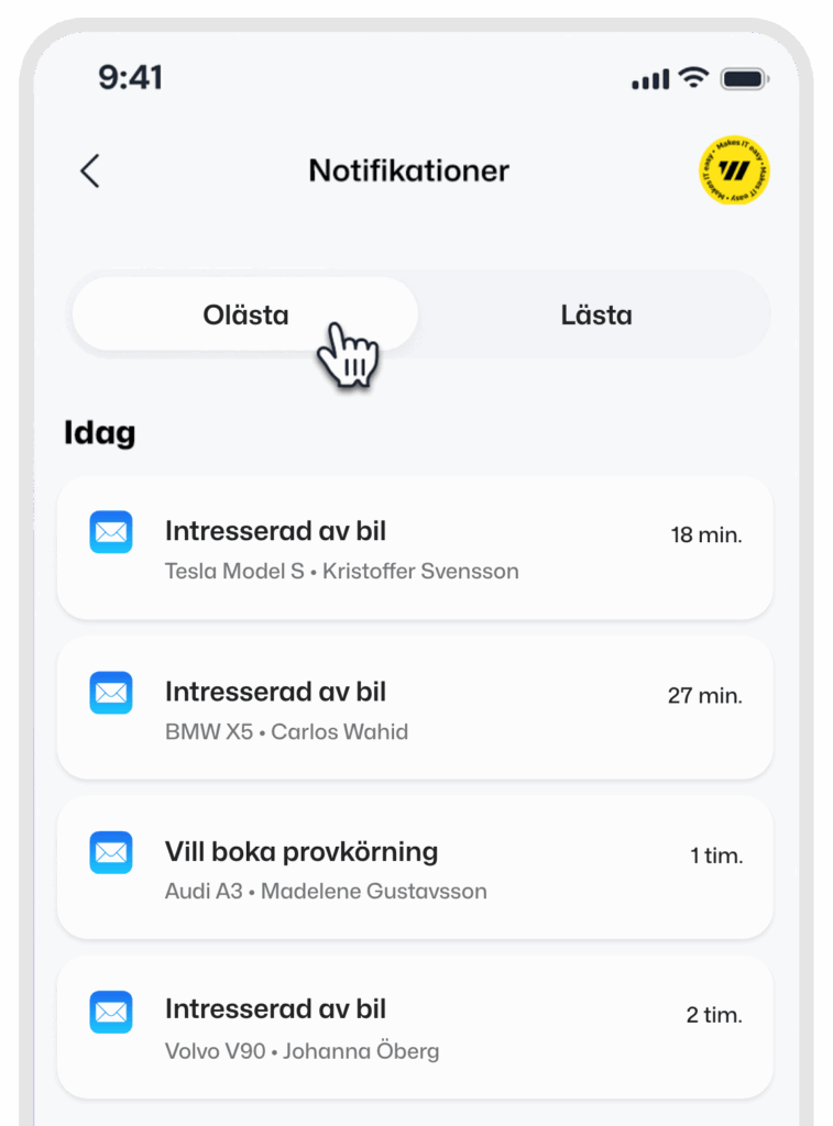 För bilhandlare som vill göra fler affärer, digital bilhall från Swapi - Auktoriserad integrationspartner till Blocket & Bytbil